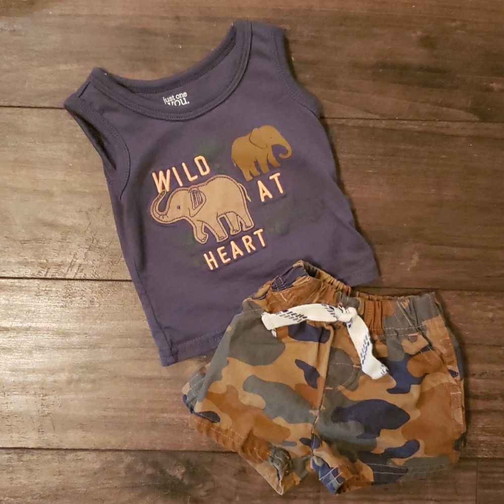 Newborn Tank and Short set